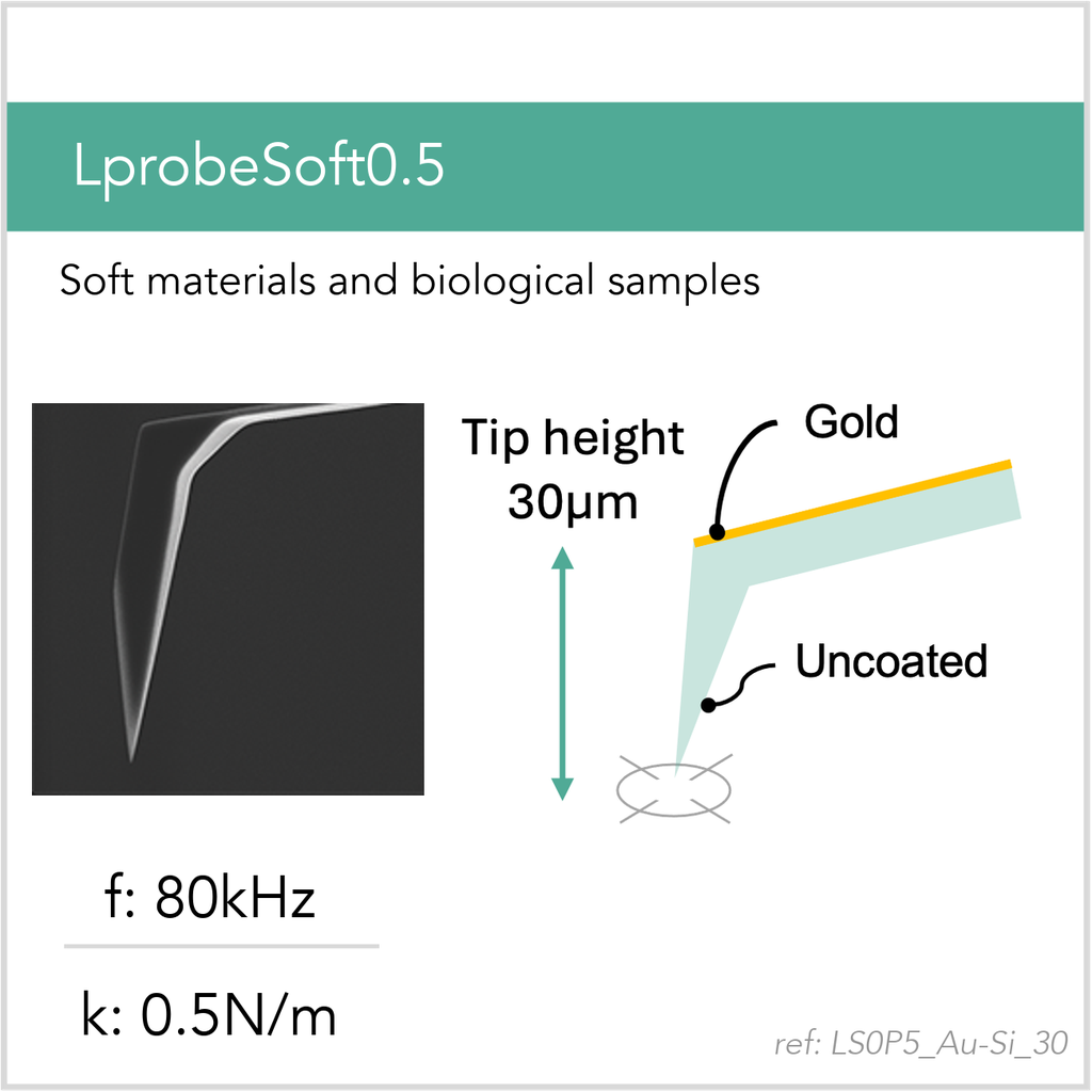 [LS0P5_Au-Si_30_GB10] LprobeSoft0.5 Au-Si (GB10)